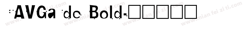 CAVGarde Bold字体转换